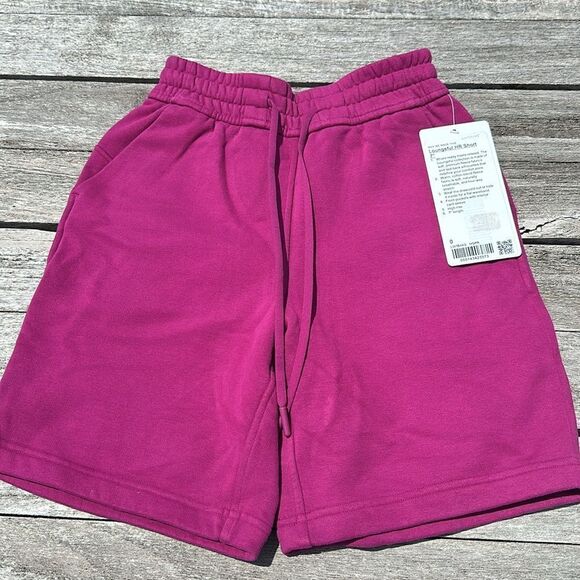 Lululemon Loungeful High-Rise Short 7" Magenta Purple size 0 NWT shorts - Picture 1 of 7